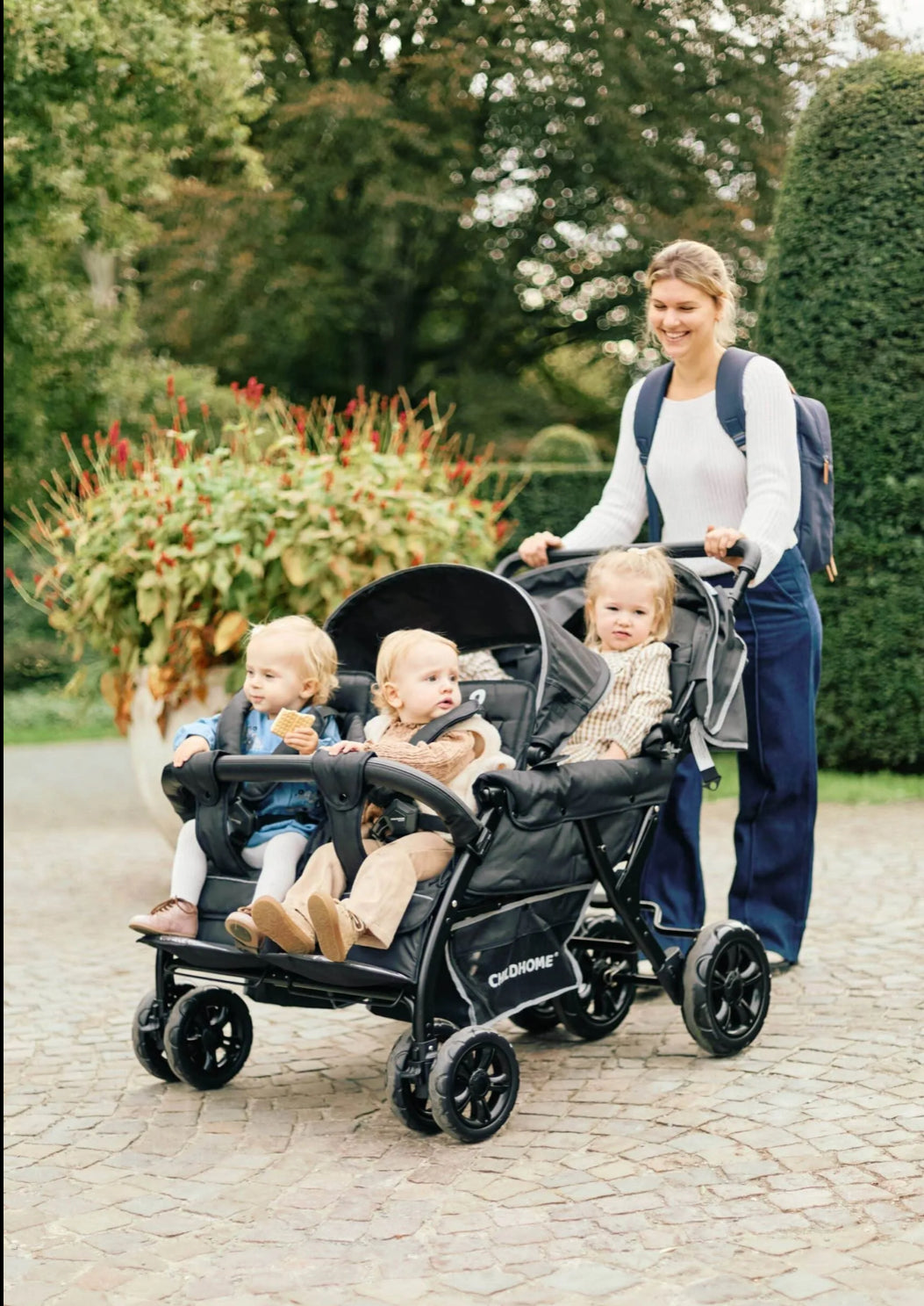 Childhome Quadruple Vierlingswagen 4-Sitzer