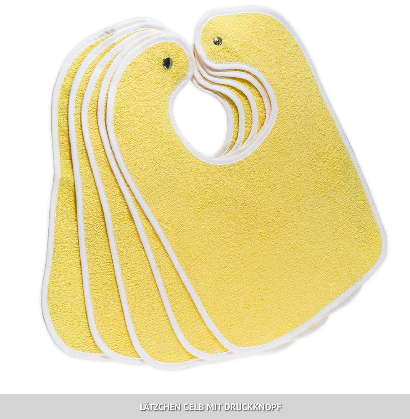 Lätzchen mit Druckknopf