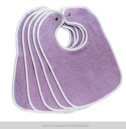 Lätzchen mit Druckknopf
